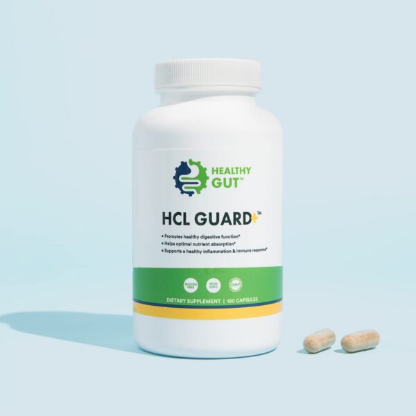 Cápsulas de Healthy Gut HCL Guard+