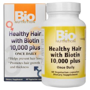 Healthy Hair con Biotina 60 cápsulas vegetales Bio Nutrition