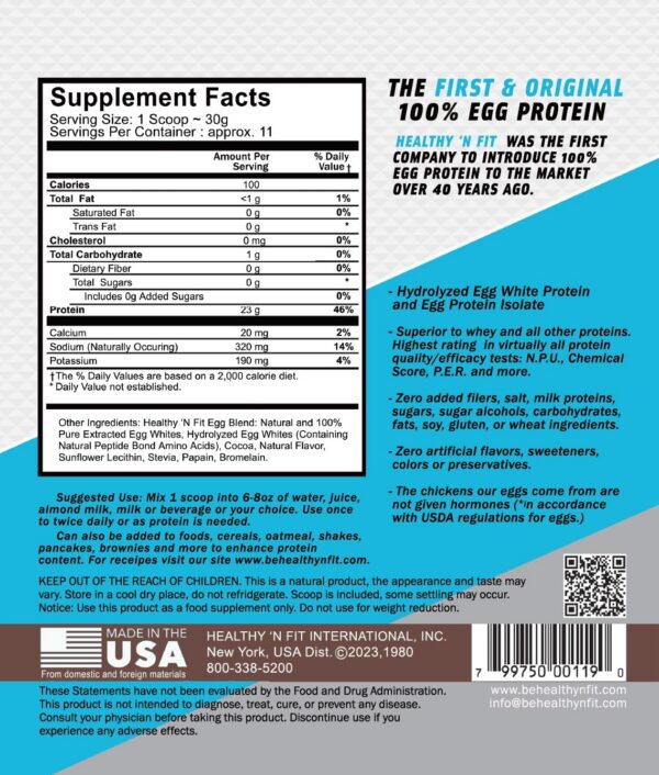 Envase de Healthy 'N Fit 12oz