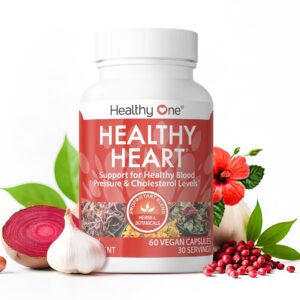 Version 1.0.0 Frasco de Healthy One Healthy Heart con etiqueta