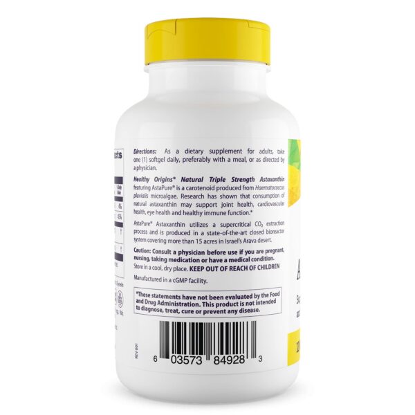 Frasco Healthy Origins Astaxanthin 12 mg