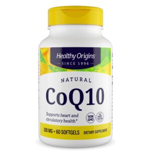 Frontal de envase Healthy Origins CoQ10 100 mg