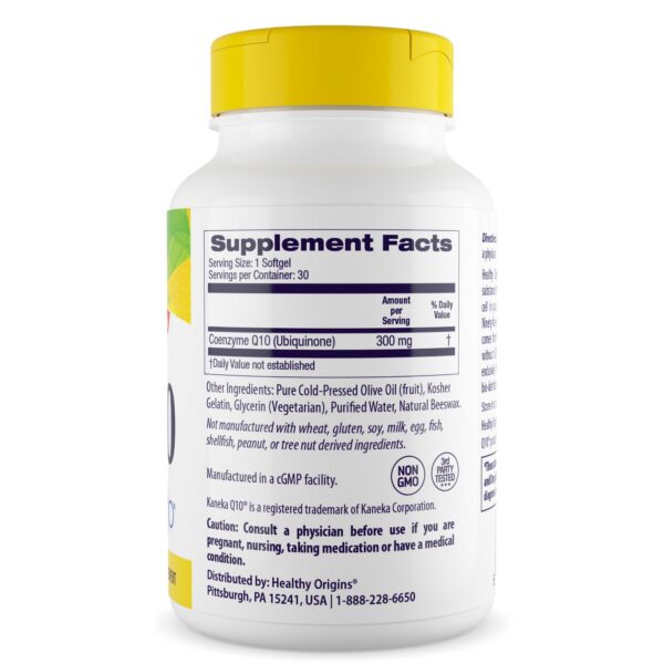 Frasco de CoQ10 300 mg