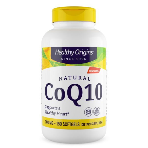 Version 1.0.0 Frente del frasco Healthy Origins CoQ10 300 mg