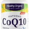 Frasco suplemento CoQ10 Kaneka 600 mg Healthy Origins