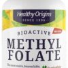 Frente de Healthy Origins Methyl Folate 800 mcg