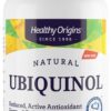 Healthy Origins ubiquinol 100 mg etiqueta frontal