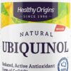Frente del envase de Healthy Origins ubiquinol