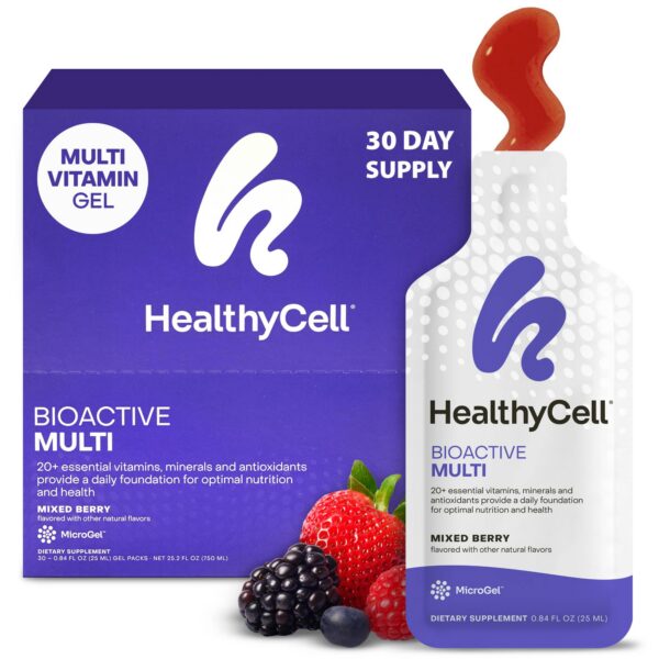 Frente de envase Healthycell Bioactive Daily Multivitamin Liquido