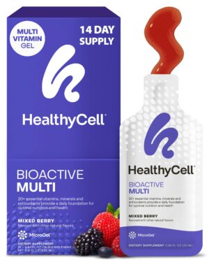 Version 1.0.0 HealthyCell Bioactive multivitamin líquido frente