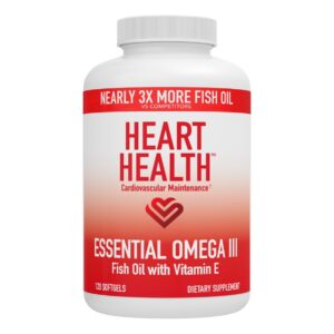 Frente del envase Heart Health Omega-3 Fish Oil