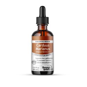 Heavenly Herbals Carduus Marianus gotas homeopáticas detox hígado 2oz