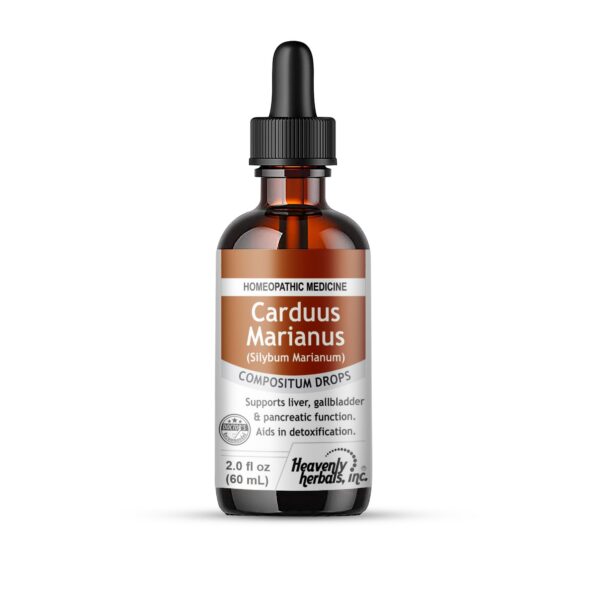 Version 1.0.0 Heavenly Herbals Carduus Marianus gotas homeopáticas detox hígado 2oz