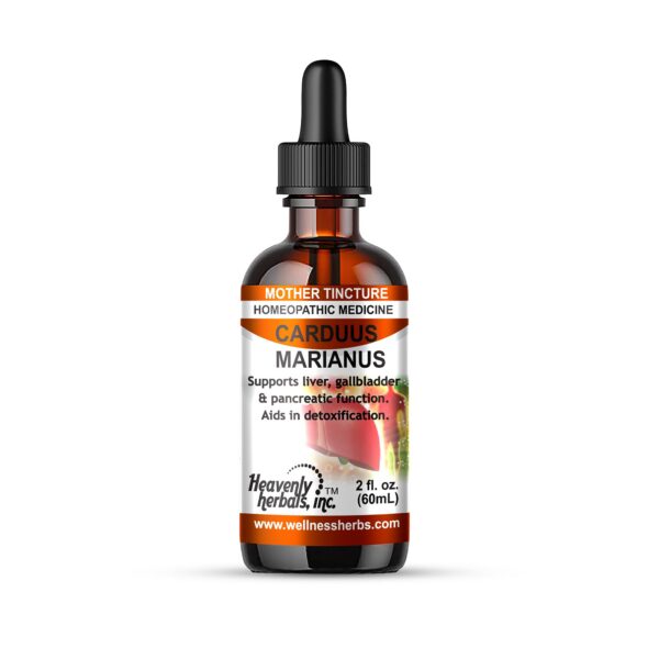 Version 1.0.0 Heavenly Herbals Carduus Marianus Q tintura botella principal