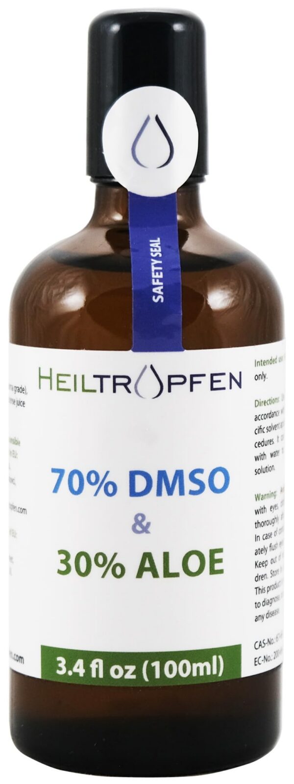 Heiltropfen Roll On DMSO y Aloe Arborescense frasco ámbar 100 ml