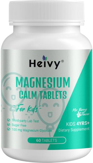 Frasco Heivy Mg glicinato para niños