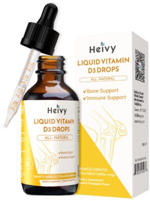 Gotas líquidas de vitamina D3 Heivy frasco