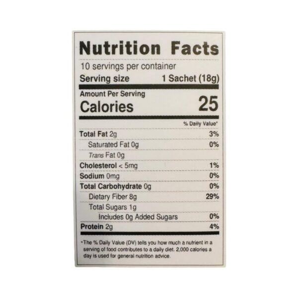 Instrucciones de preparación en etiqueta