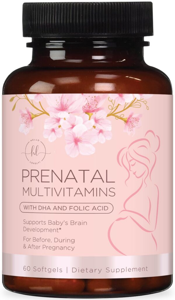 Hello Lovely Prenatal frasco frontal