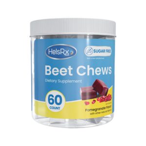 HelsRx beet chews suplemento masticable salud corazón