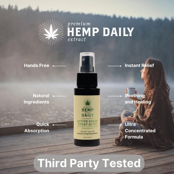 Frasco 2oz Hemp Daily Active Spray