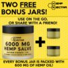 Version 1.0.0 Hemp Nectar Salve 6000 mg etiqueta lateral