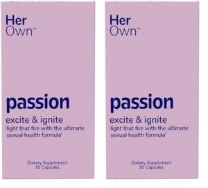 Version 1.0.0 Her Own Passion suplemento vegano para libido 30 cápsulas