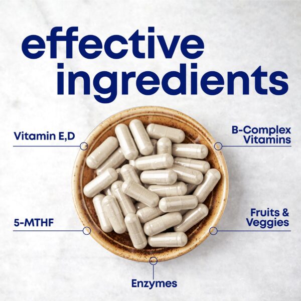 Detalle de folato 5-MTHF y hierro