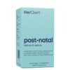 Frasco de Her Own Post-Natal y etiqueta frontal
