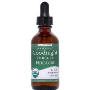 Herb Lore Goodnight botella de tintura 2 oz