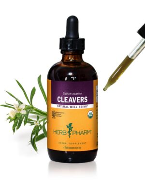 Frasco de extracto líquido Cleavers Herb Pharm