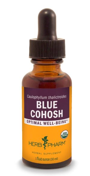 Herb Pharm extracto líquido blue cohosh orgánico 1 onza certificado