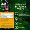 Herb Pharm botella extracto líquido Hierba de San Juan para equilibrio emocional