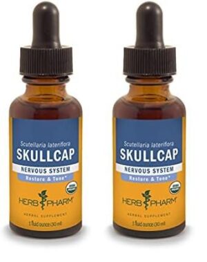 Herb Pharm Extracto Líquido Orgánico Skullcap 1 oz botella