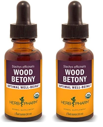 Herb Pharm extracto líquido orgánico Wood Betony 1 onza