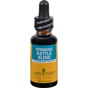 Version 1.0.0 Frascos Herb Pharm extracto mezcla de ortiga 1 onza paquete 3