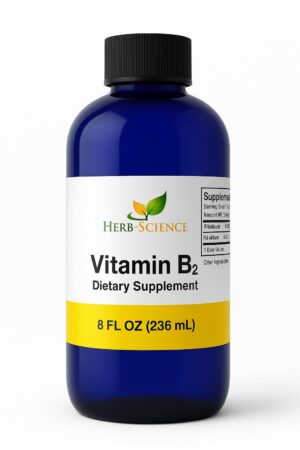 Herb-Science vitamina B2 gotas líquidas 8oz