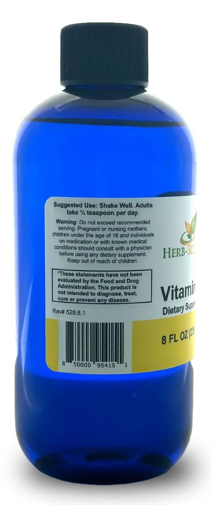 Etiqueta de Vitamina B5 Líquida Herb-Science