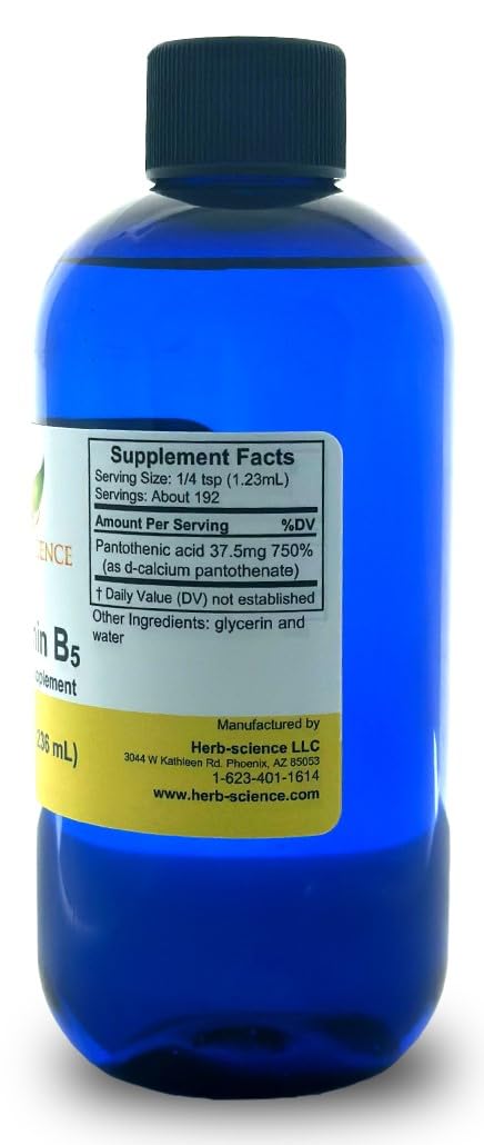 Botella con gotero de Vitamina B5