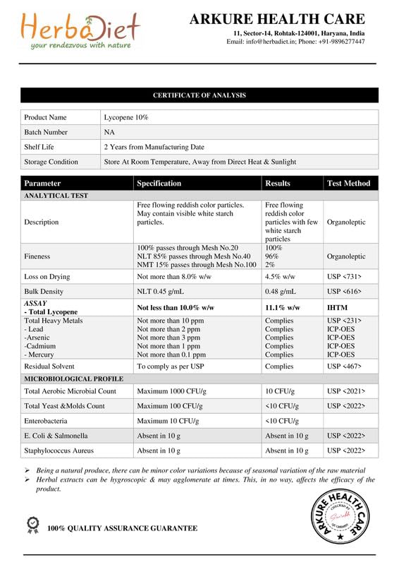 Version 1.0.0 Frasco de licopeno con etiqueta