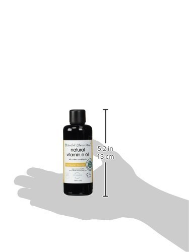 Frasco de vidrio violeta con Aceite Vitamina E