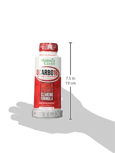 Version 1.0.0 Herbal Clean bebida detox botella lateral 16 oz sabor tropical