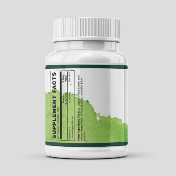 Version 1.0.0 Etiqueta de ingredientes de Herbal Connections Methyl B-12