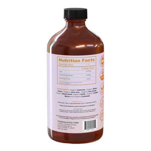 Etiqueta del producto con información