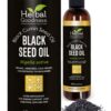 Frasco de aceite de semilla negra Herbal Goodness 8 oz
