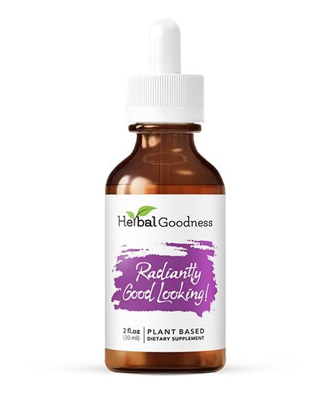 Herbal Goodness suplemento herbal para piel radiante y saludable 2 fl oz
