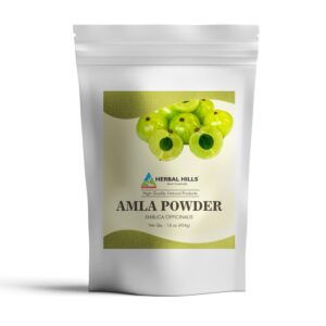 HERBAL HILLS polvo de Amla 454 gramos paquete