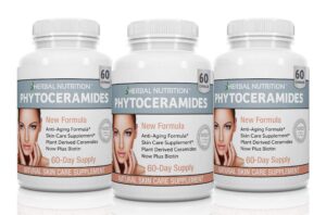 Herbal Nutrition fitoceramidas 180 cápsulas paquete