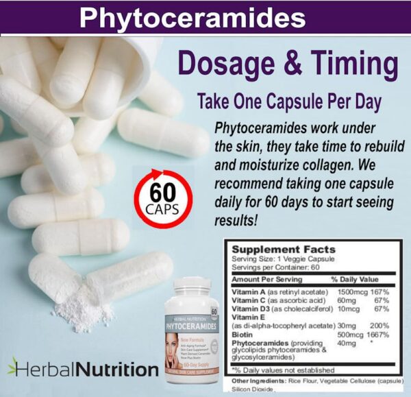 Phytoceramidas Herbal Nutrition en paquete de dos botellas