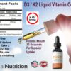 Version 1.0.0 Herbal Nutrition vitamina D3 K2 orgánica frasco y gotas